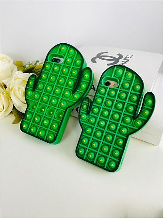 Capinha Pop It Cactos para Iphone - TK cases