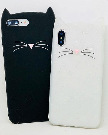 Capa Gatinho com Glitter - TK cases