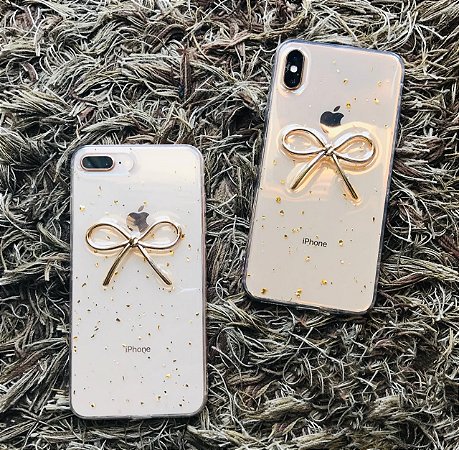 Capinha para Iphone Lacinho de Ouro - TK cases
