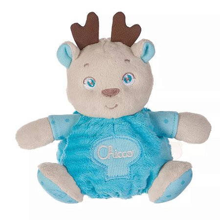 Brinquedo Bebê Urso Soft Cuddles Azul - Chicco