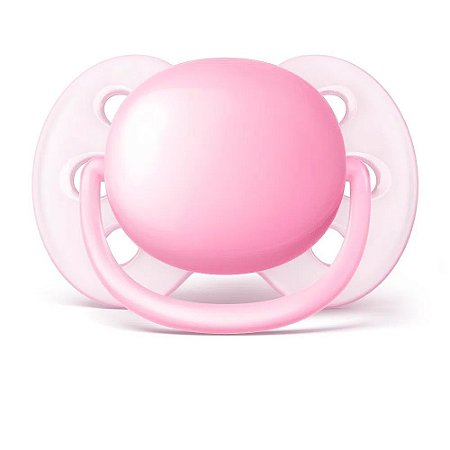 Chupeta Ultra Soft 0 a 6 rosa - Philips Avent