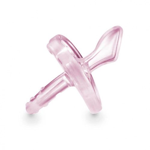 Chupeta 100% silicone rosa - Multikids baby