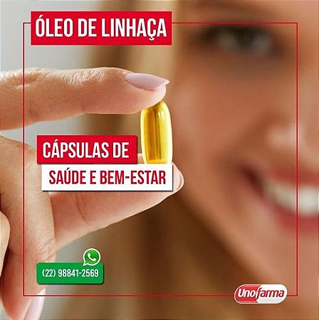 ÓLEO DE LINHAÇA 500MG 60 CÁPSULAS