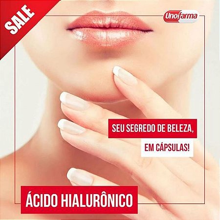 ÁCIDO HIALURÔNICO 40MG 30 CÁPSULAS  ANTI RUGAS - ANTI-ENVELHECIMENTO