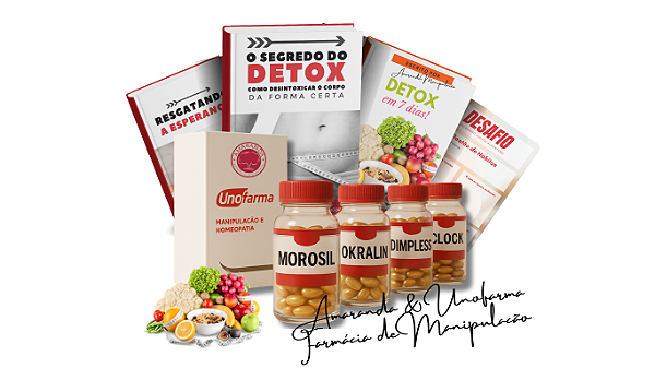 Kit Black Detox – 6 Frascos (1x Morosil 500 mg – 30 cápsulas + 2x Fórmula Combinada – 30 cápsulas cada | Okralin 300 mg, Dimpless 40 mg, Cactinea 100 mg, Revistech 50 mg + 3x Clock 250 mg – 30 cápsulas cada)