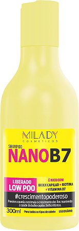 Shampoo NanoB7 Milady Cosméticos