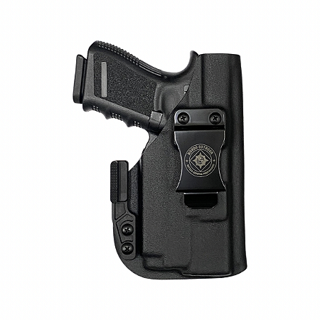 Coldre Kydex Glock G19 G19x G23 G25 G45 Com Lanterna TrustFire Gm23 - Velado