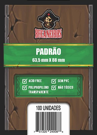 SLEEVE COPPER (65x100) - BUCANEIROS - Bucaneiros Jogos - Board Games (Jogos  de Tabuleiro), Card Games e Acessórios