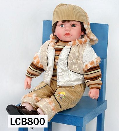 Boneca Bebe Reborn Realista Fofa com Roupa Azul e Itens Luxo - Chic Outlet  - Economize com estilo!