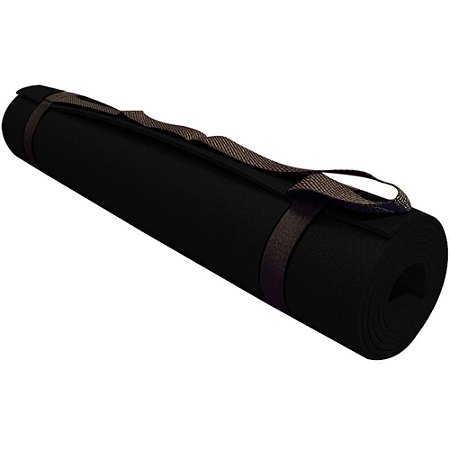 Acessorio para Ginastica Yoga EVA Preto 170X60CM 5MM