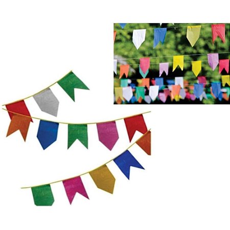 Artigo para Decoracao Bandeirinha Papel 10M