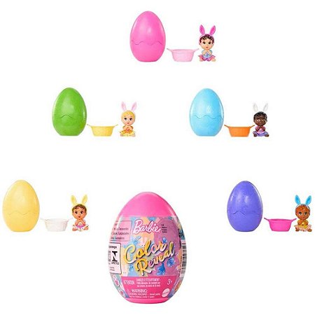 Barbie Reveal Color Bebes de Pascoa