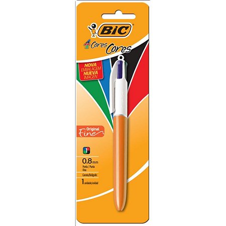 Caneta Esferografica BIC 4 Cores Fine