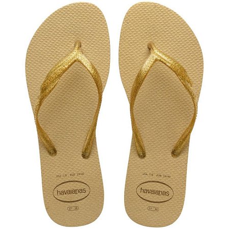 Chinelo Havaianas Feminino Fantasia GLOSS 39/0 Areia