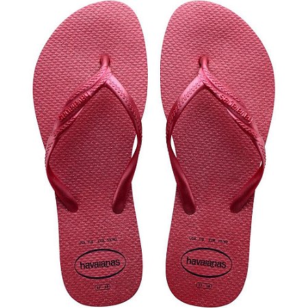 Chinelo Havaianas Feminino Fantasia GLOSS 39/0 PINK