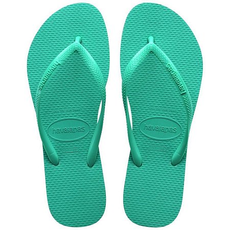 Chinelo Havaianas Feminino SLIM 35/6 Verde Virtual