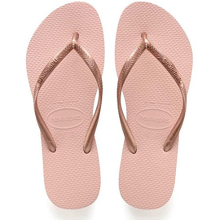 Chinelo Havaianas Feminino SLIM 37/8 Rosa Ballet