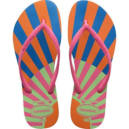 Chinelo Havaianas Feminino SLIM Harmony 37/8 Citronela