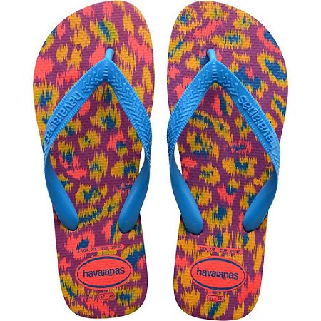 Chinelo Havaianas Feminino TOP Animals 39/0 Salmao