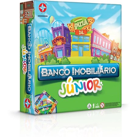 Jogo de Tabuleiro Banco Imobiliario JR.