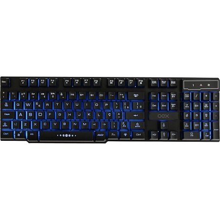 Teclado Multimidia USB FORCE-X Backlight Cabo Trancad