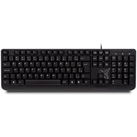 Teclado USB Padrao 107TECLAS ABNT2 PTO