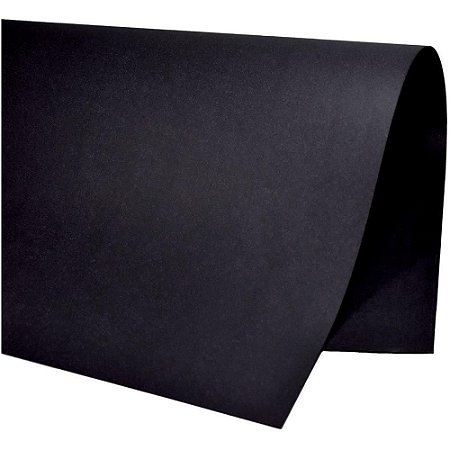 Papel Cartolina Dupla Face Color SET 48X66CM Preto