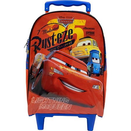 Mochila Infantil com Rodinha CARS X