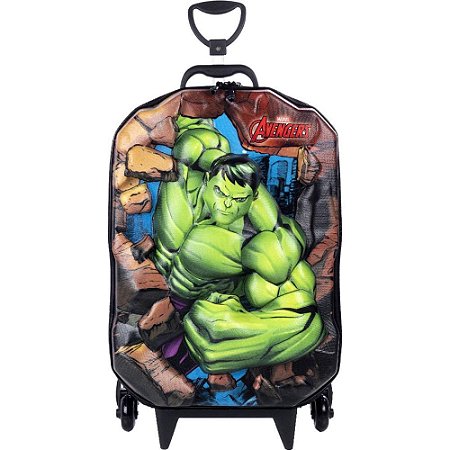 Mochila Infantil com Rodinha HULK
