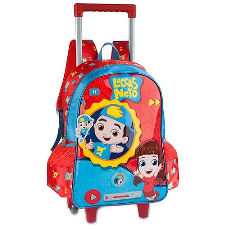 Mochila Infantil com Rodinha Luccas Neto Sound G