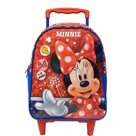 Mochila Infantil com Rodinha Minnie X1