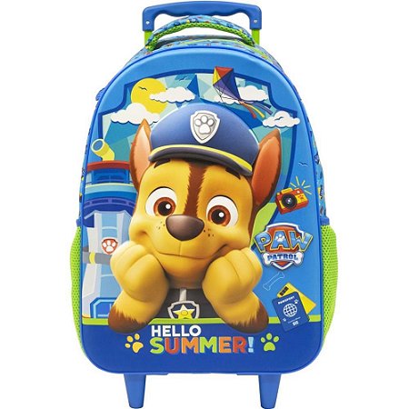 Mochila Infantil com Rodinha Patrulha Canina SE