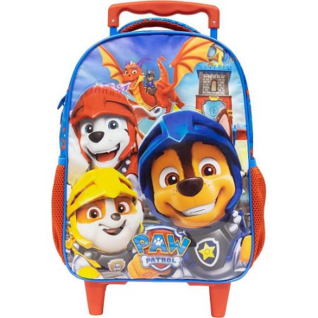 Mochila Infantil com Rodinha Patrulha Canina Y