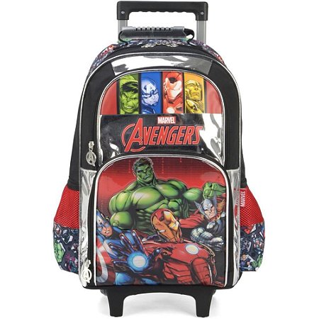 Mochila Infantil com Rodinha THE Avengers GD PT