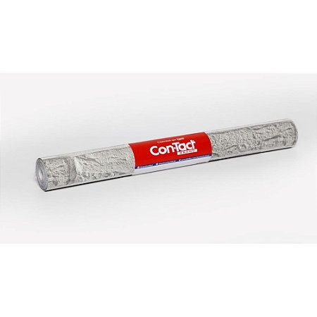 Contact Decorado 45CMX10M Tijolo Branco