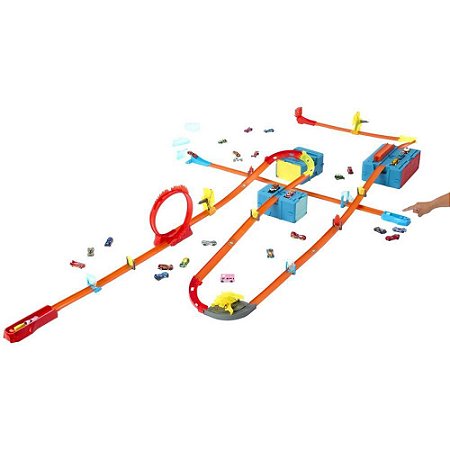 Hot Wheels Pista TRACK Builder Acrobacias NO Gelo Caixa P