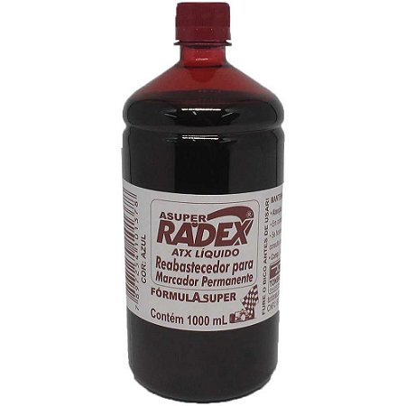 Tinta Marcador Permanente Reabastecedor 1000ML Vermelho