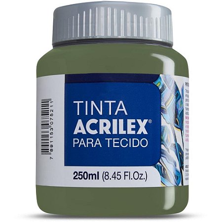 Tinta para Tecido Fosca 250ML Verde Oliva