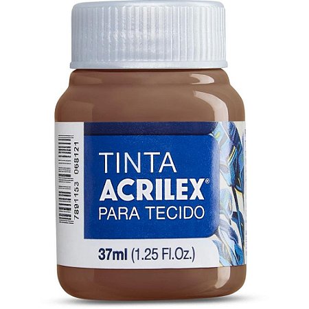 Tinta para Tecido Fosca 37ML Marrom