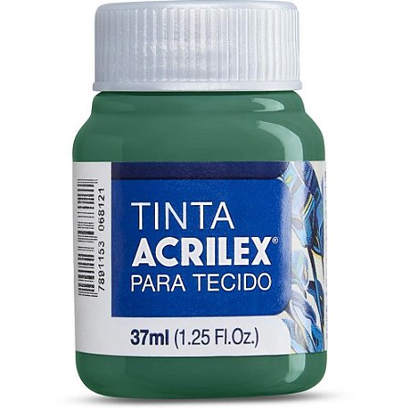 Tinta para Tecido Fosca 37ML Verde Bandeira