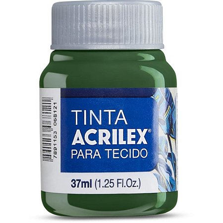 Tinta para Tecido Fosca 37ML Verde Pinheiro PCTE C/12