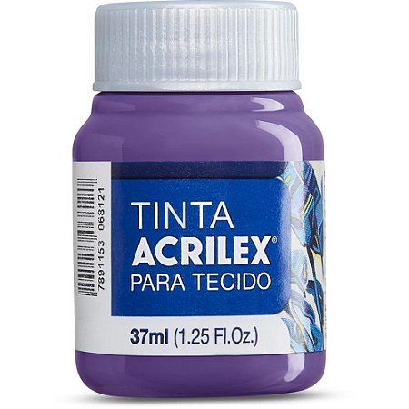 Tinta para Tecido Fosca 37ML Violeta Cobalto