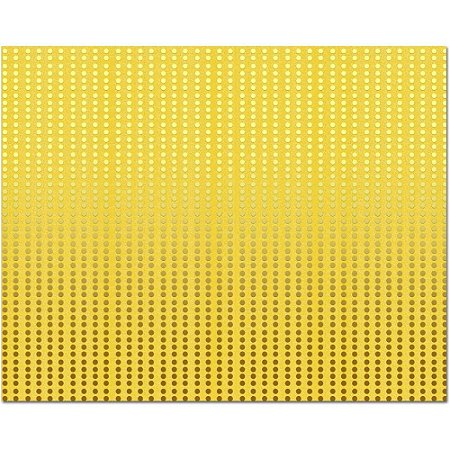 Placa em EVA Estampado 48X40CM Lantejoula Amarelo 2MM
