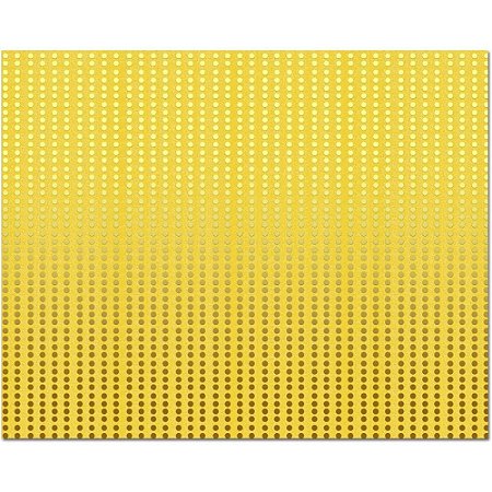 Placa em EVA Estampado 48X40CM Lantejoula Amarelo 2MM