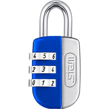 Cadeado Segredo 20MM Life Colors Azul
