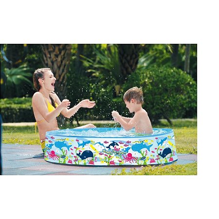 Piscina 226L Redonda Rigid WALL Pool
