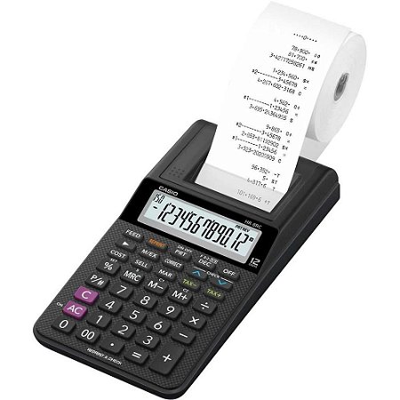 Calculadora de Impressao 12 DIG. DISP.LCD Preta C/FONTE