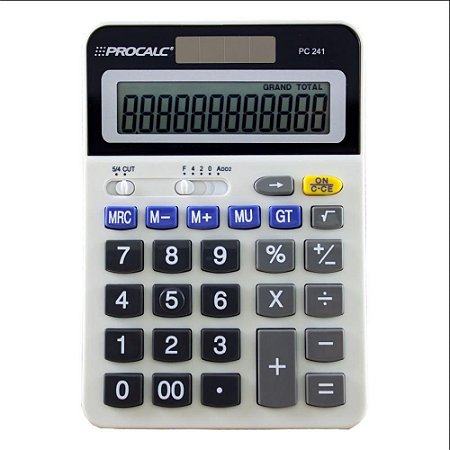 Calculadora de Mesa 12 DIG. MOD.PC241 BAT/SOLAR