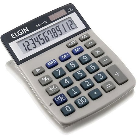 Calculadora de Mesa 12 DIG. Visor LCD SOL/BAT.G10