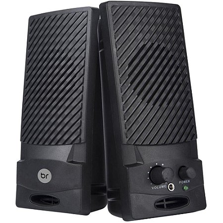 Caixa de Som P/ Computador 1W C/VOLUME USB